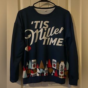 Miller Lite Christmas Sweater